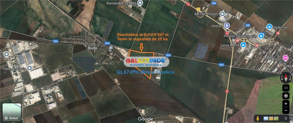 Vanzare teren intravilan Paulesti Prahova cu PUZ - 