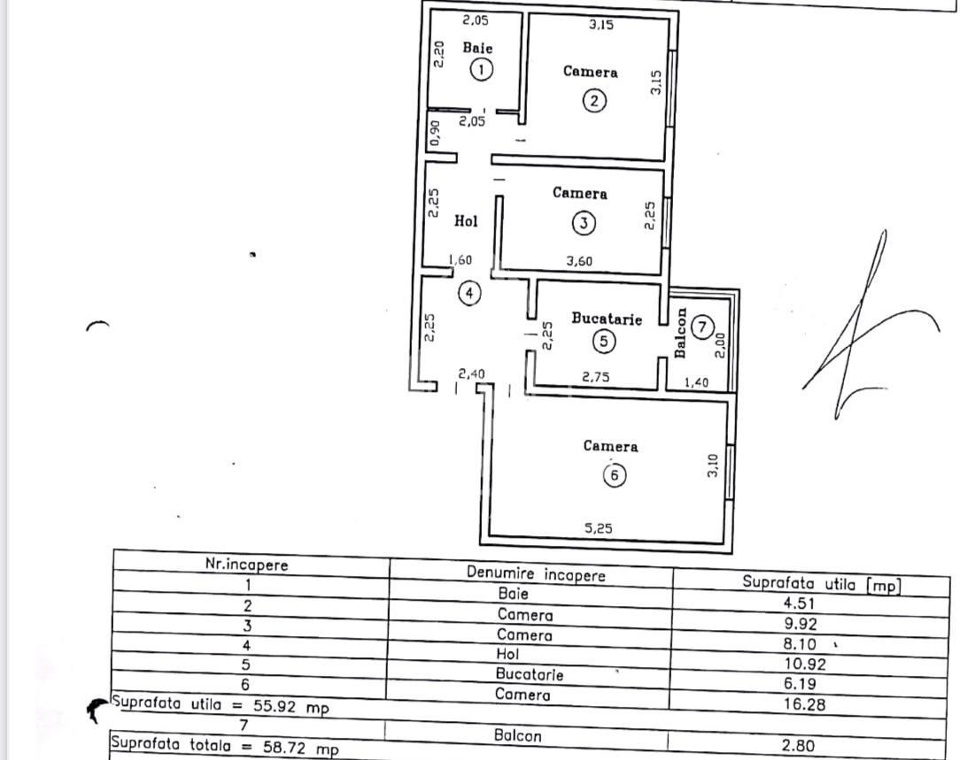 Apartament 3 camere de vanzare, zona Lipovei, Timisoara - foto 15
