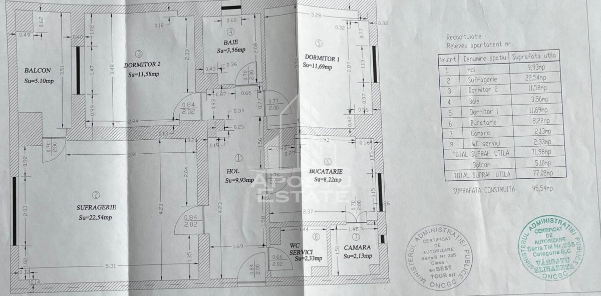 Apartament 3 camere de vanzare, zona Simion Barnutiu, Tiimisoara - foto 18
