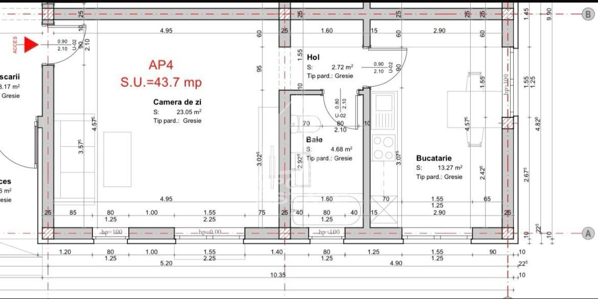 Apartament 2 camere de vanzare, curte proprie, zona Giroc/Braytim - foto 6