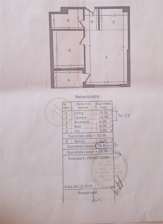 Vanzare apartament 2 camere in zona Iancu Nicolae parcare - foto 7