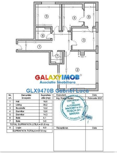 Apartament 3 camere 91mp | Decomandat -Nou | Cavar Residence - foto 16