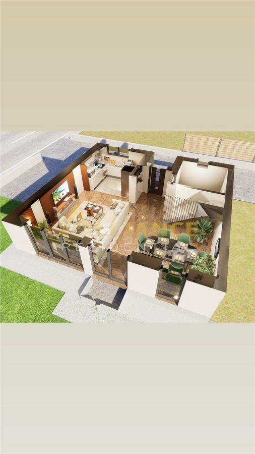 Casa Tip Duplex P+1+M cu 5 camere - 4 bai, 180 MPU, Teren - 190 MP - Comision 0% - foto 21