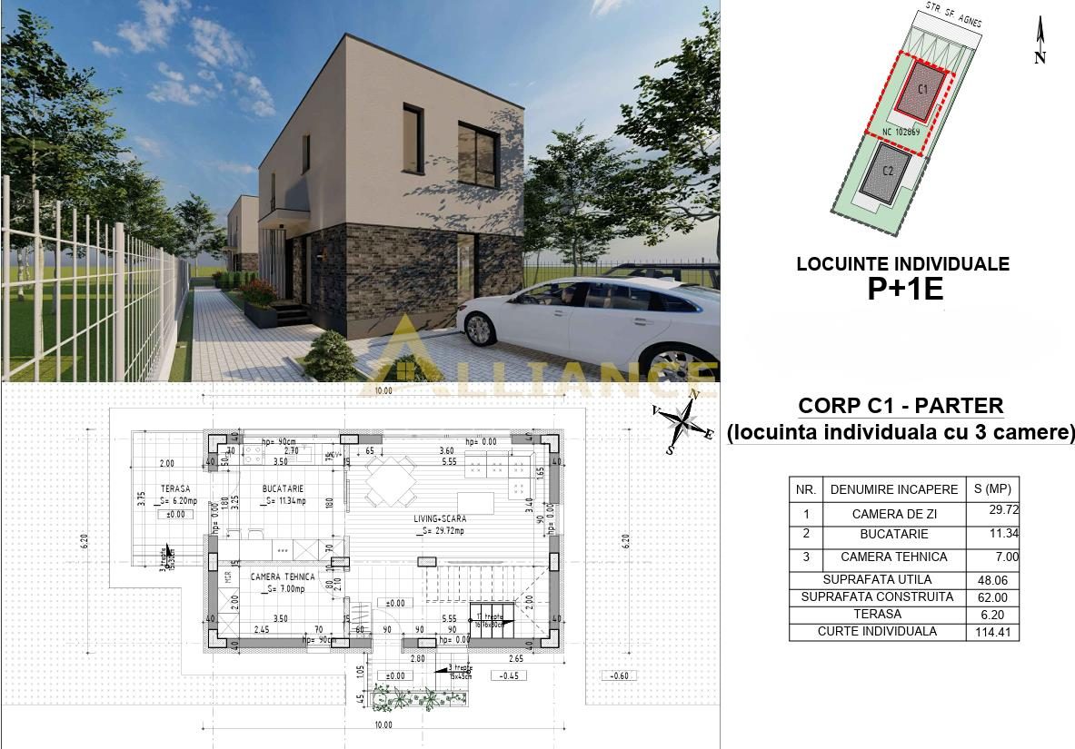 Casa Individuala P+1 - 1 km de Primaria Popesti Leordeni - foto 9