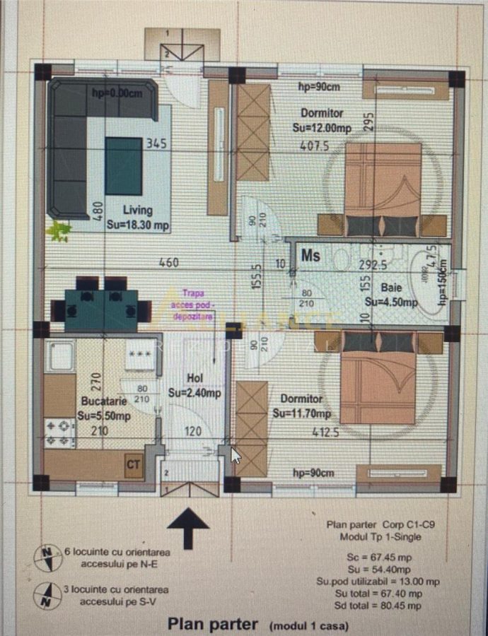 Casa Tip Duplex 3 camere Popesti - Leordeni/ Th Pallady-ULTIMA UNITATE - foto 10