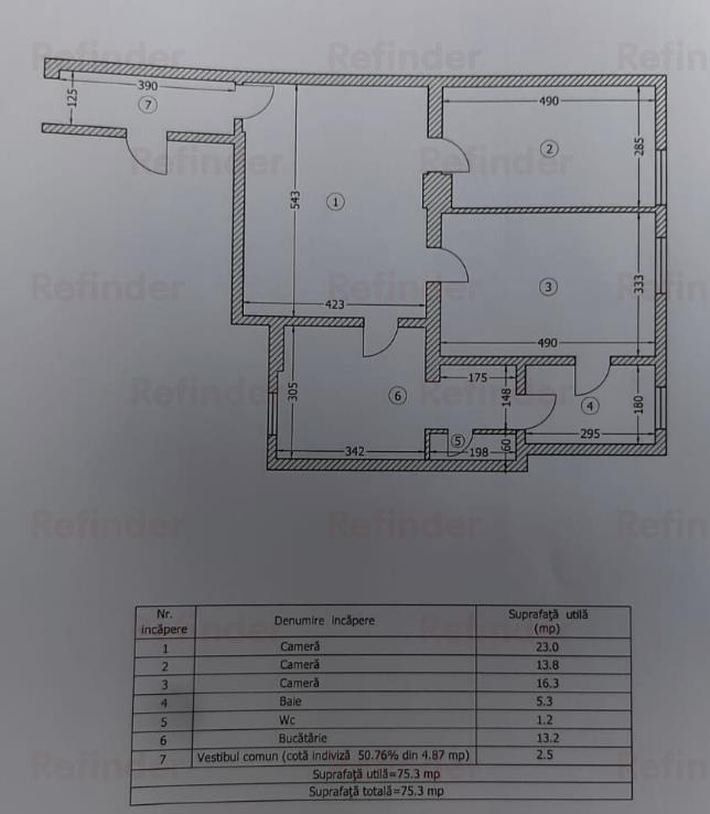Apartament 3 camere 76 mp | renovat recent | centrala proprie | Universitate - J.L. Calderon | fara risc sau urgenta | - foto 10