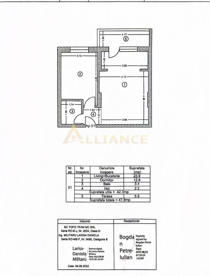 Apartament 2camere tip studio /mobilat si utilat /metrou Berceni 10min - foto 4