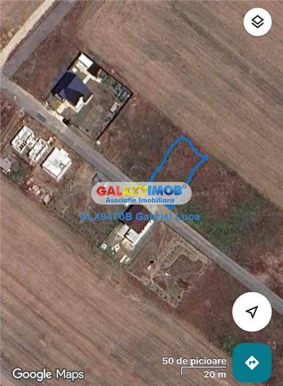 Teren intravilan 419 mp | Comuna Berceni | Curent electric | - 