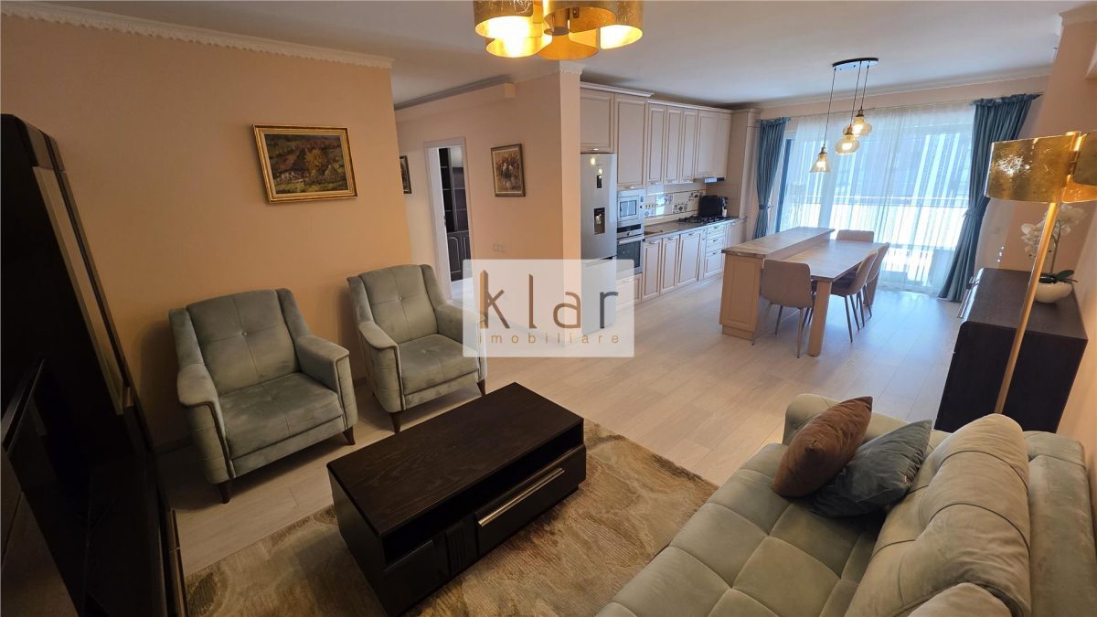 Apartament  modern 3 camere 84mp,terasa 15mp, Centru, zona NTT Data - foto 9