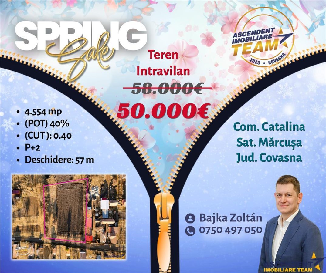 FILM! 4.554 mp intravilan, PUZ: locuinta,afacere,productie,satul Marcusa, deschis si la schimburi - 