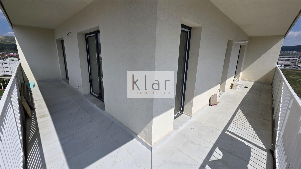 Apartament FINISAT 3 camere 56.1mp, terasa 26.6mp, Floresti, str. Eroilor - foto 8