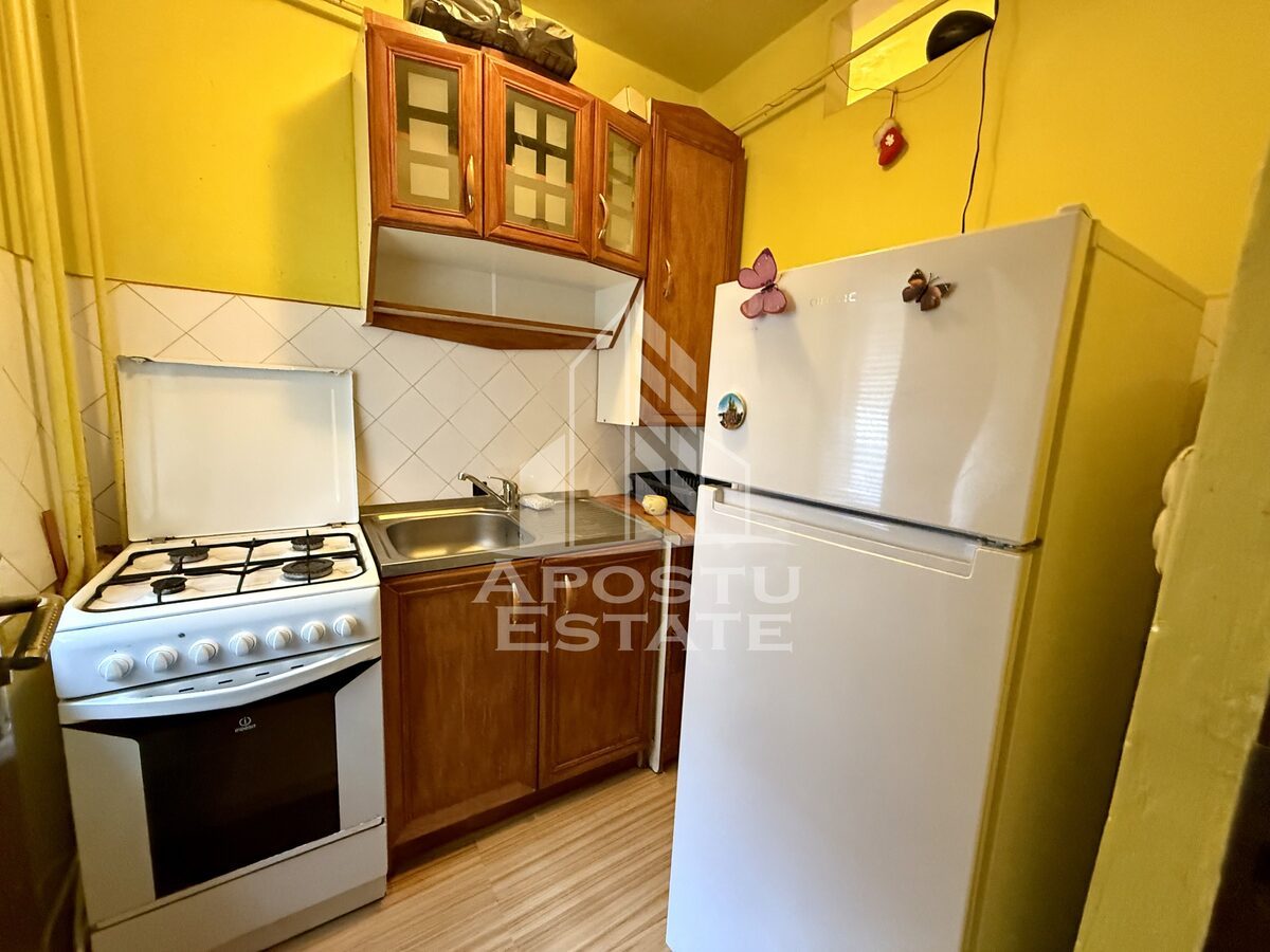 Garsoniera de vanzare la parter inalt, zona Buziasului, Timisoara - foto 3