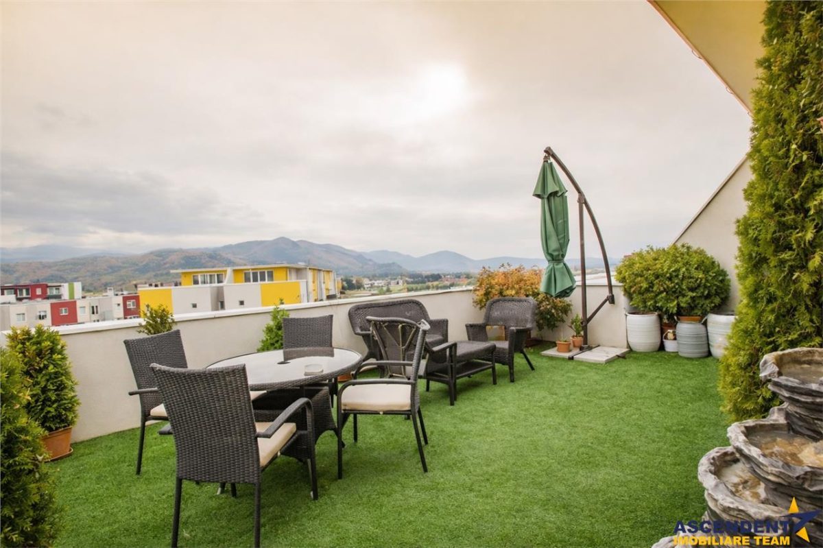 Penthouse extravagant,living spectaculos, semineu,terase generoase,Avantgarden, Brasov - foto 2
