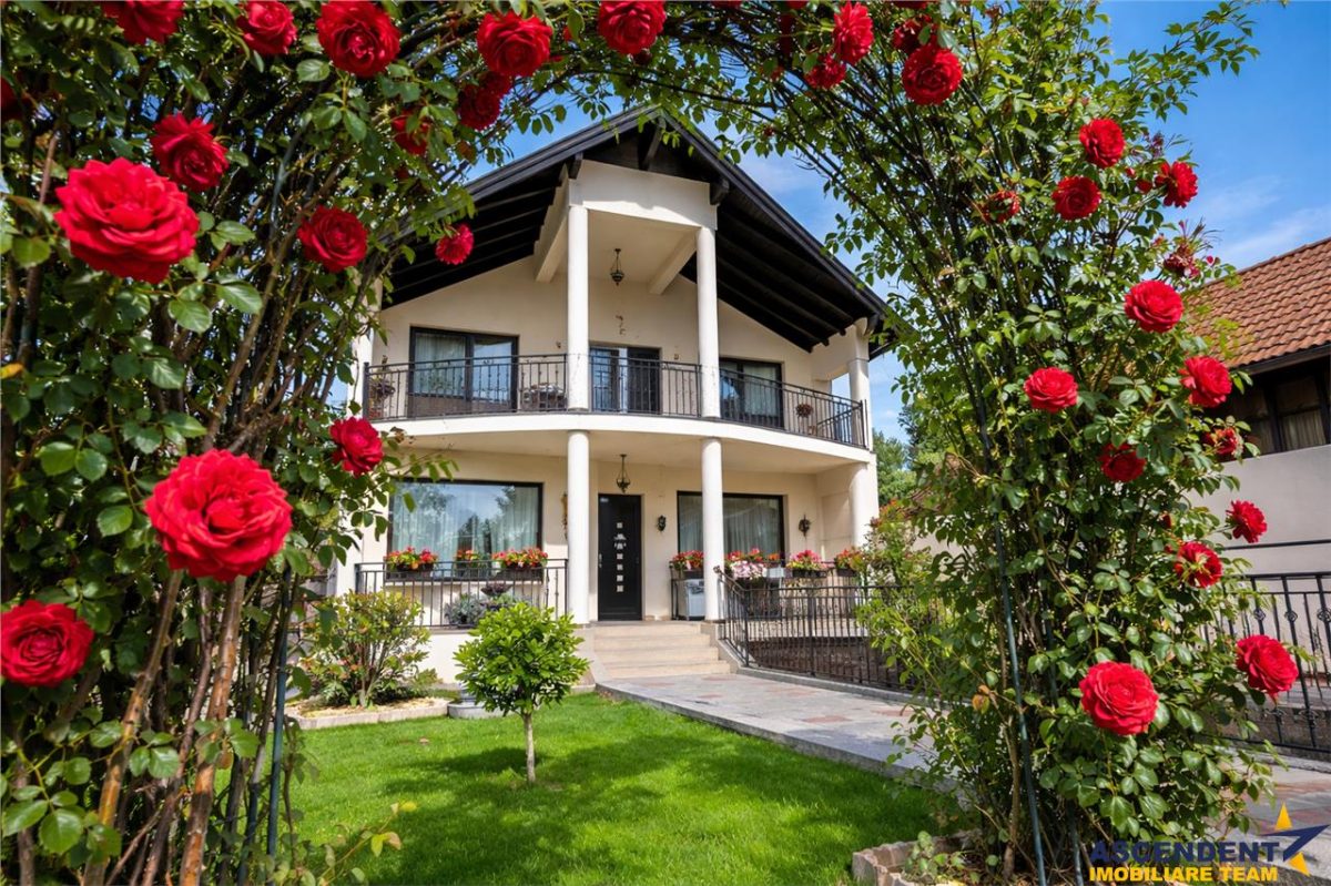 Resedinta distincta, mobilata cu rafinament, pe 1.000 mp teren, Central, Sacele, Brasov - foto 12