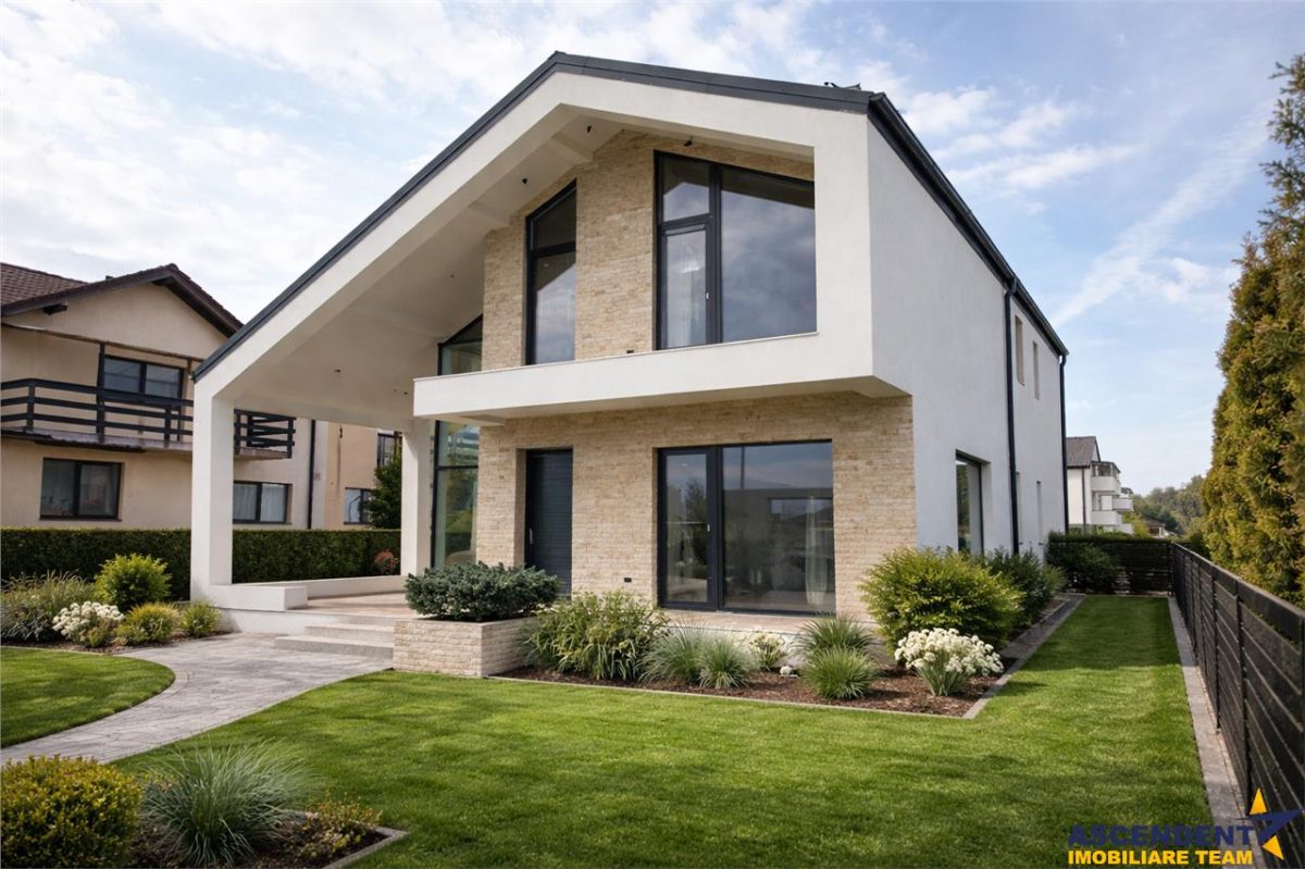 Vila moderna, unica prin design si arhitectura, la cheie, Sanpetru, Brasov - Sanpetru