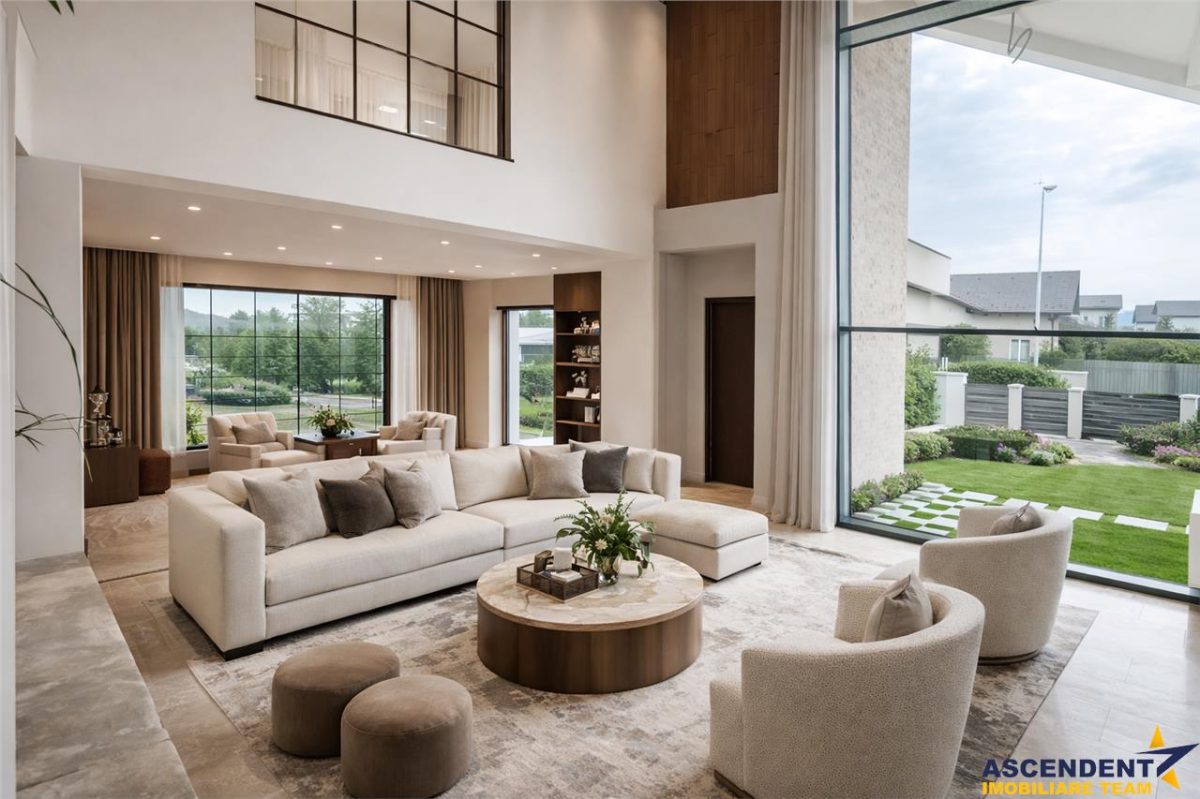 Vila moderna, unica prin design si arhitectura, la cheie, Sanpetru, Brasov - foto 2