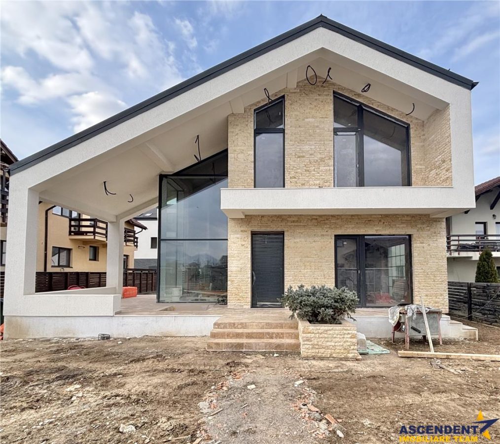 Vila moderna, unica prin design si arhitectura, la cheie, Sanpetru, Brasov - foto 14