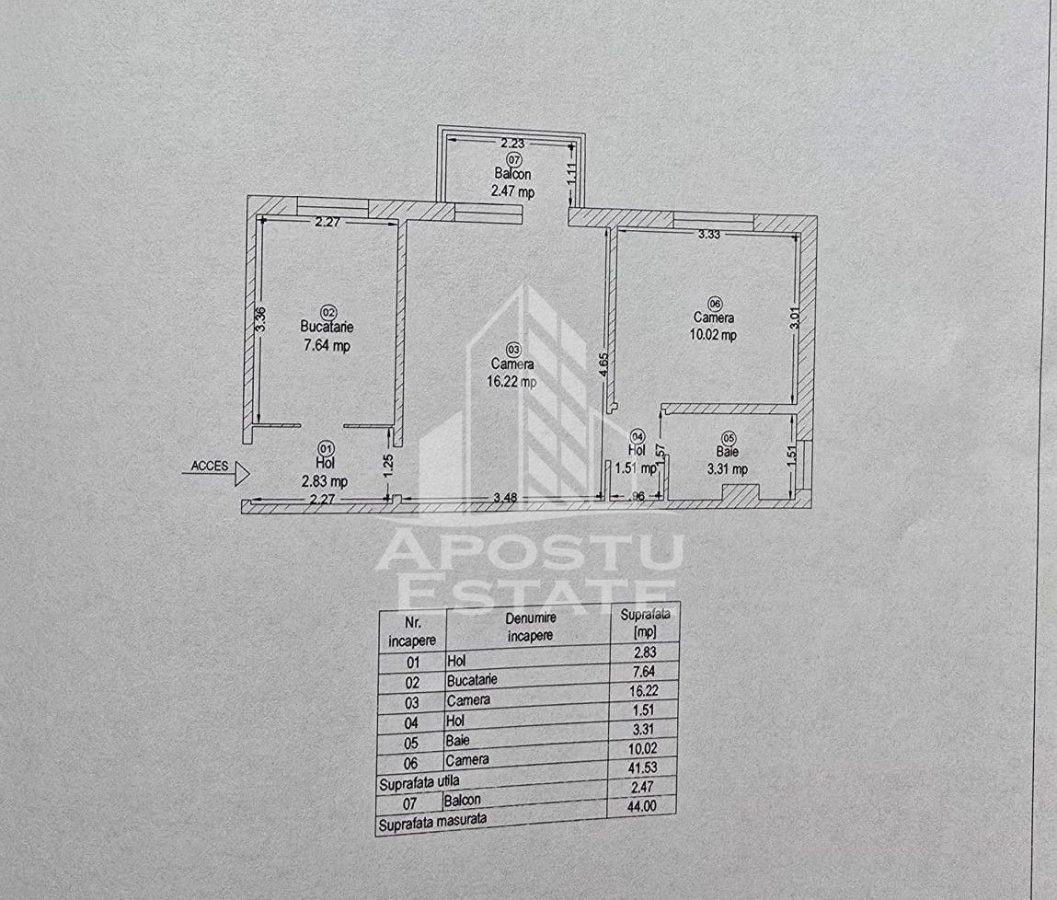 Apartament 2 camere, de vanzare, zona Girocului, Timisoara - foto 13