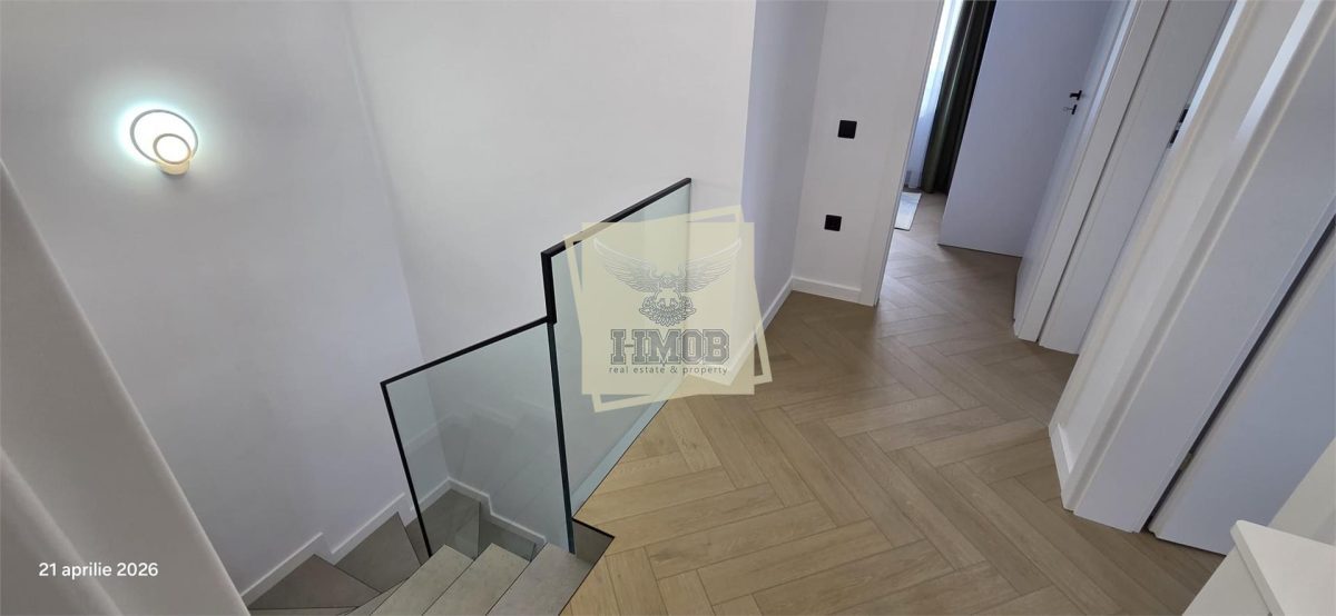 Casa de lux cu 4 camere 2 bai balcon 2 parcari in Selimbar - foto 14