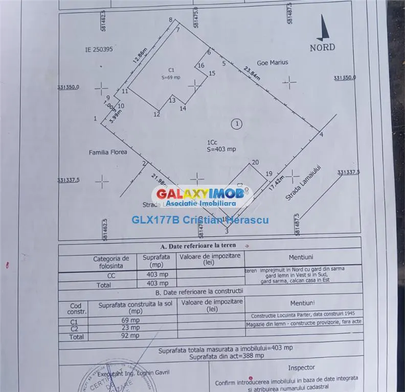 Casa 3 camere 60 mp Teren 403 mp Chitila Triaj Str Marmurei - foto 20