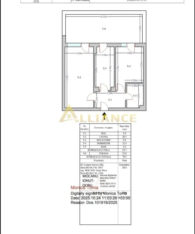 Apartament 2 camere etaj 1 Metalurgiei - foto 11