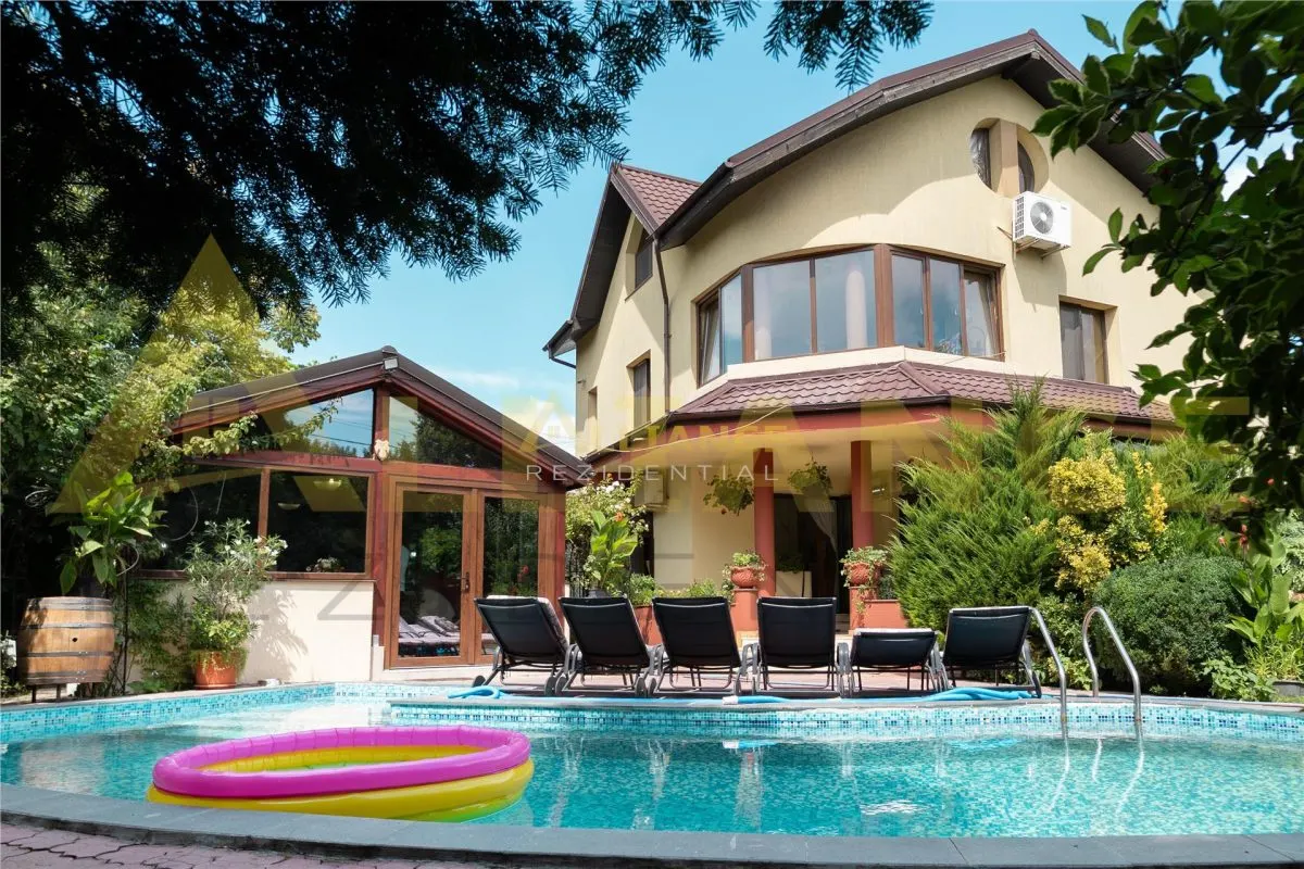 Vila superba de vanzare | Teren 766 MP | Piscina - Foisor - foto 1