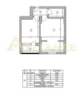 Metrou Berceni,  Biruintei, studio mobilat cu balcon - foto 15