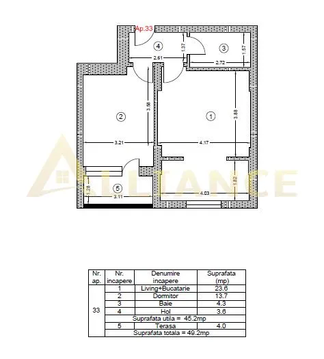 Metrou Berceni,  Biruintei, studio mobilat cu balcon - foto 15