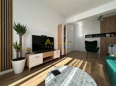APARTAMENT LUX 2 camere MOBILAT cu GRADINA bloc NOU - Popesti-Leordeni