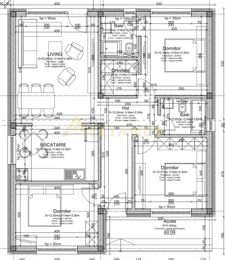 Casa de vanzareâ€“AVIATORILOR - teren 450 - 4 camere - foto 2