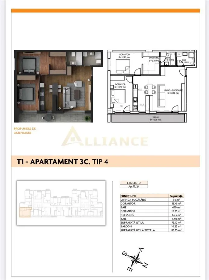 Aparatorii Patriei - Apartament 2 camere - foto 11