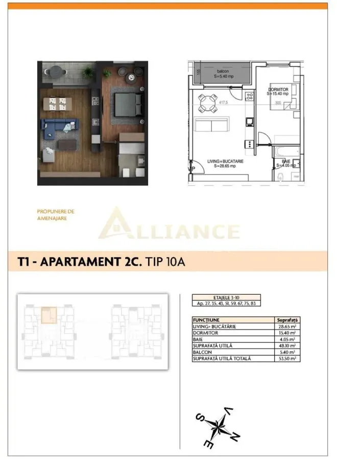 Aparatorii Patriei - Apartament 2 camere - foto 5