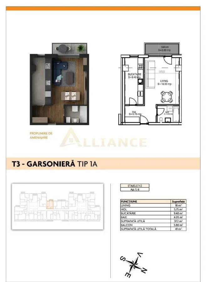 Aparatorii Patriei - Apartament 2 camere - foto 6