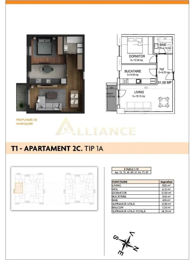 Aparatorii Patriei - Apartament 2 camere - foto 7