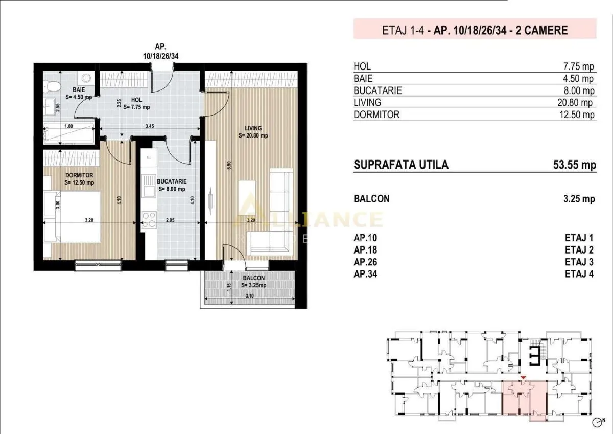 3 CAMERE - RATE DEZVOLTATOR-Splaiul Unirii - August 2026 - foto 4