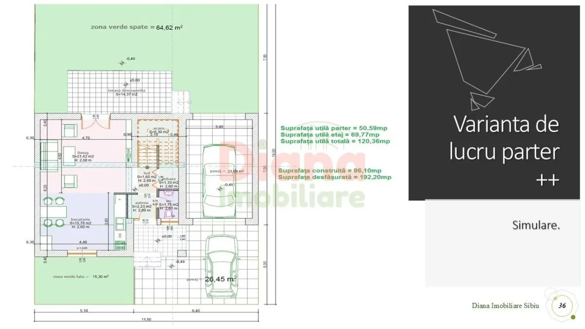 Aici! Vând teren intravilan pentru costruire casă de 266 metri pătrați în Sibiu,str Viile Sibiului. - foto 14