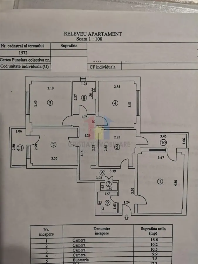 4 camere, 80 mp, etaj 2, Decomandat - Plantelor - foto 1