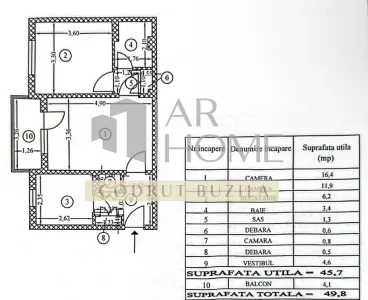 Apartament 2 camere, zona Nord, Ploiesti - foto 9