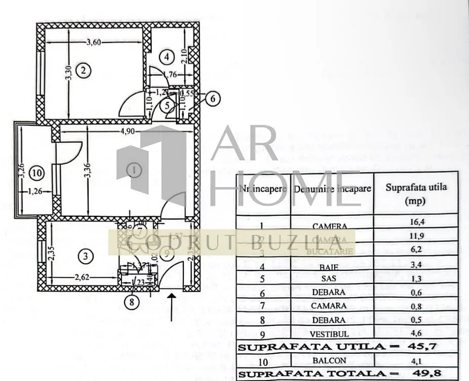 Apartament 2 camere, zona Nord, Ploiesti - foto 9