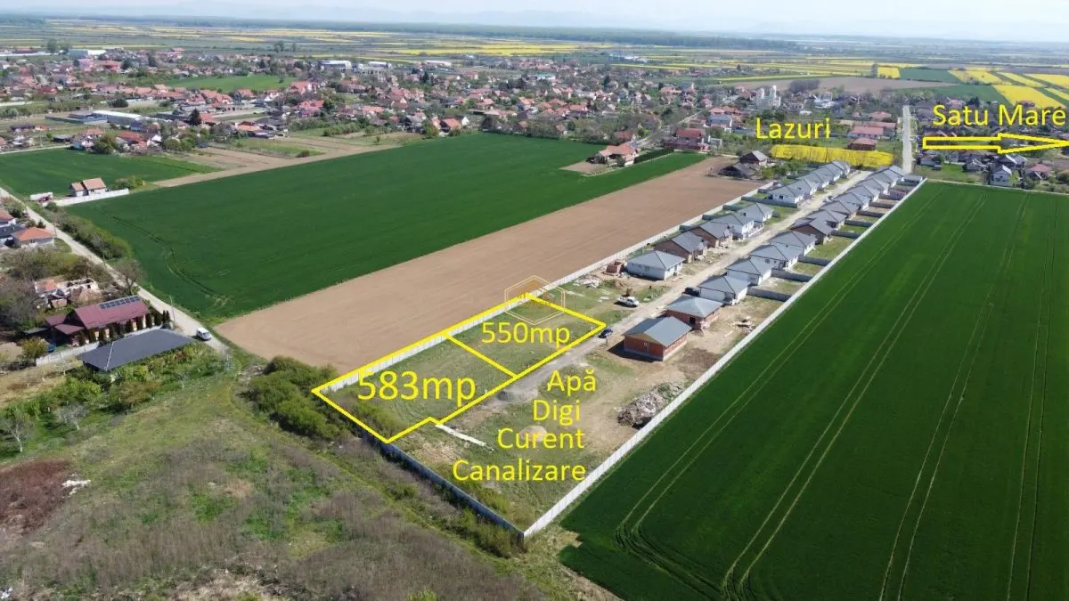 Teren intravilan 550 mp in Lazuri - foto 3