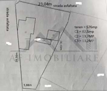 Tatarasi zona Piata Chirila teren 530mp cu casa si anexe (pretabil  si privatizare) - foto 2