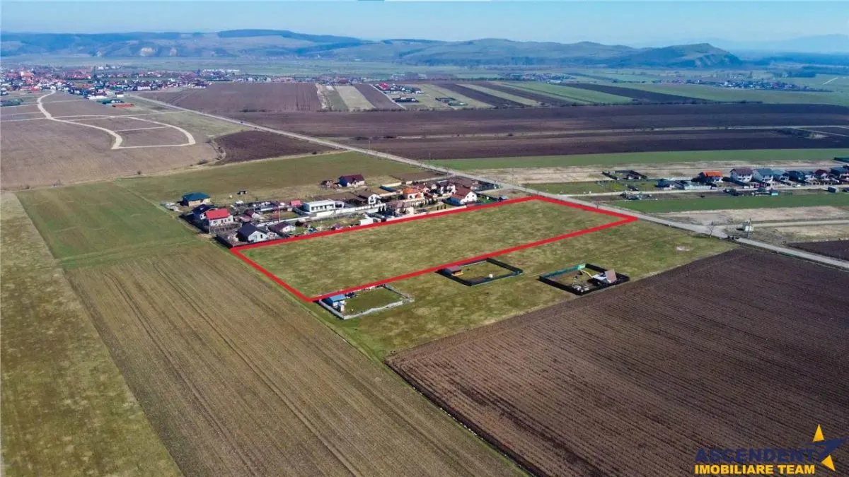 Teren intravilan 18.200mp, cu PUZ si PUD, ideal constructi case, Bod, Brasov. - foto 1