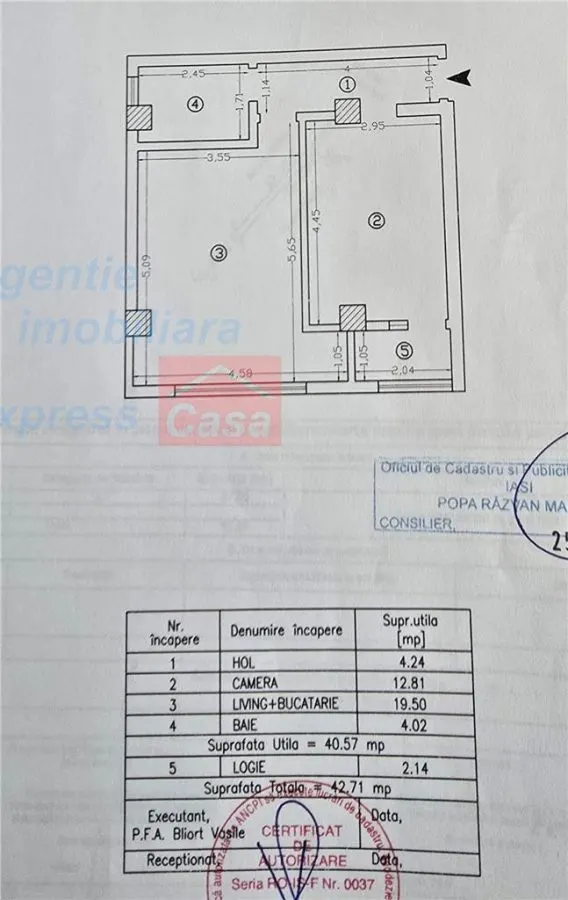 Apartament 2 camere, str. Pepinierii, Valea Adanca - foto 12