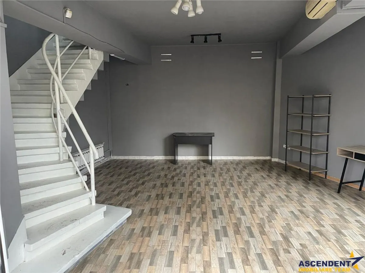 Spatiu comercial pe doua nivele, compozitie eleganta, Central, Targu Mures. - foto 1
