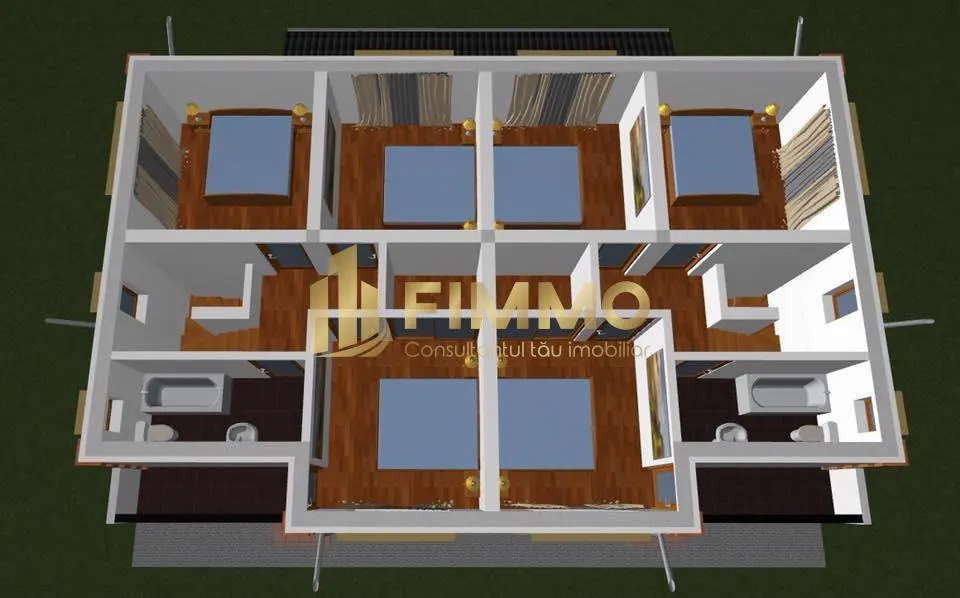 Duplex Ipotesti | Avans + Rate | La cheie | 200 mp | ID:1617 - foto 3