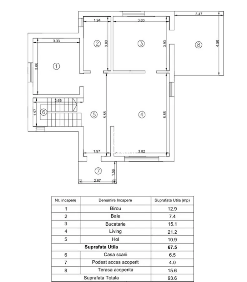 Vila 5 camere , D+P+1E , 775mp teren,langa padure - Valea Lupului , Iasi - COMISION 0% - foto 4