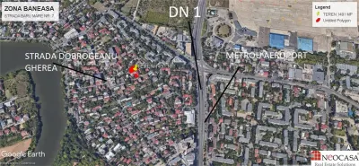 TEREN IN ZONA BANEASA - DOBROGEANU GHEREA - Bucuresti