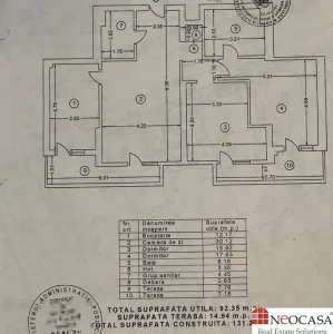 3 camere – Zona Domenii / Manastirea Casin | 92 mp Utili, 2 Terase, 2 Bai - foto 14