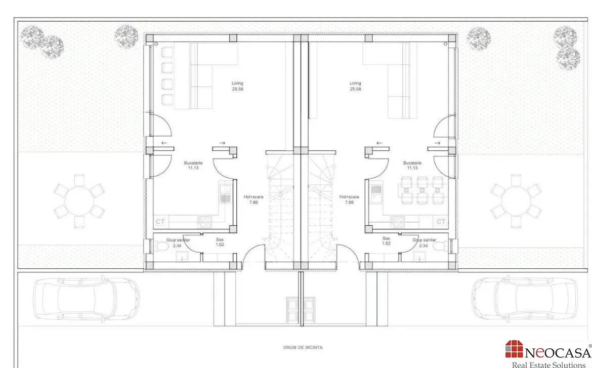 VILA MODERNA TIP DUPLEX II LANGA PADURE - foto 11