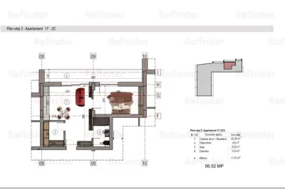 vanzare apartament 2 camere,  metrou Nicolae Grigorescu, bloc 2025 in constructie, etaj 1/3, decomandat, 52 mp utili, balcon - foto 13